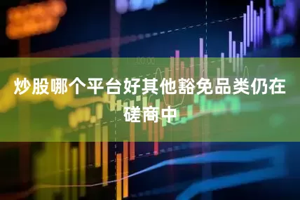 炒股哪个平台好其他豁免品类仍在磋商中